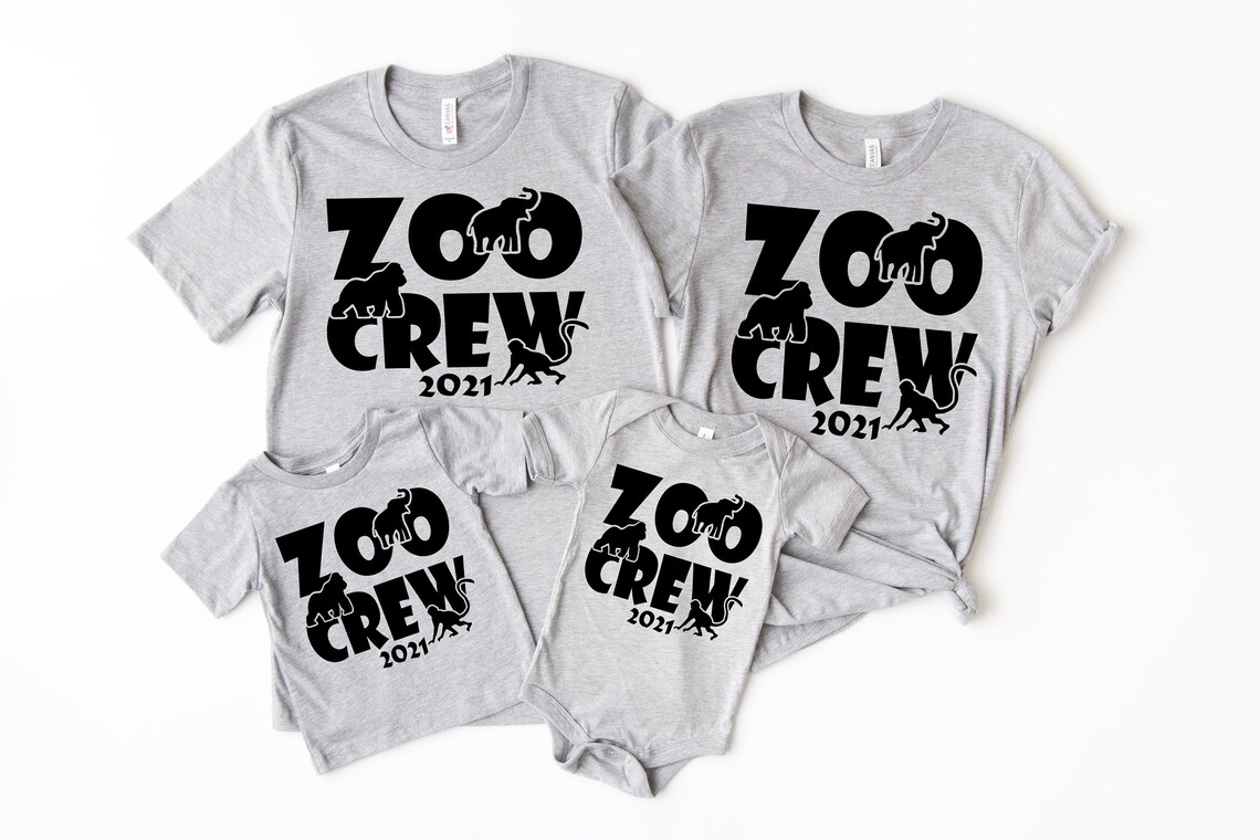 Zoo Crew Shirt Custom Family Tshirt Matching Kids Shirt Etsy