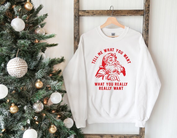 Christmas Santa Sweatshirt Funny 