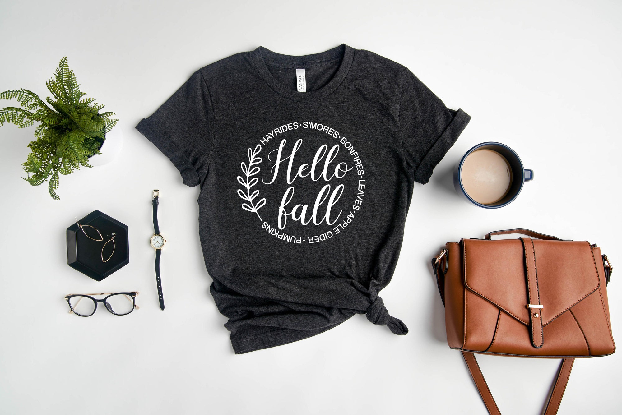 Discover Hello Fall Herbst T-Shirt
