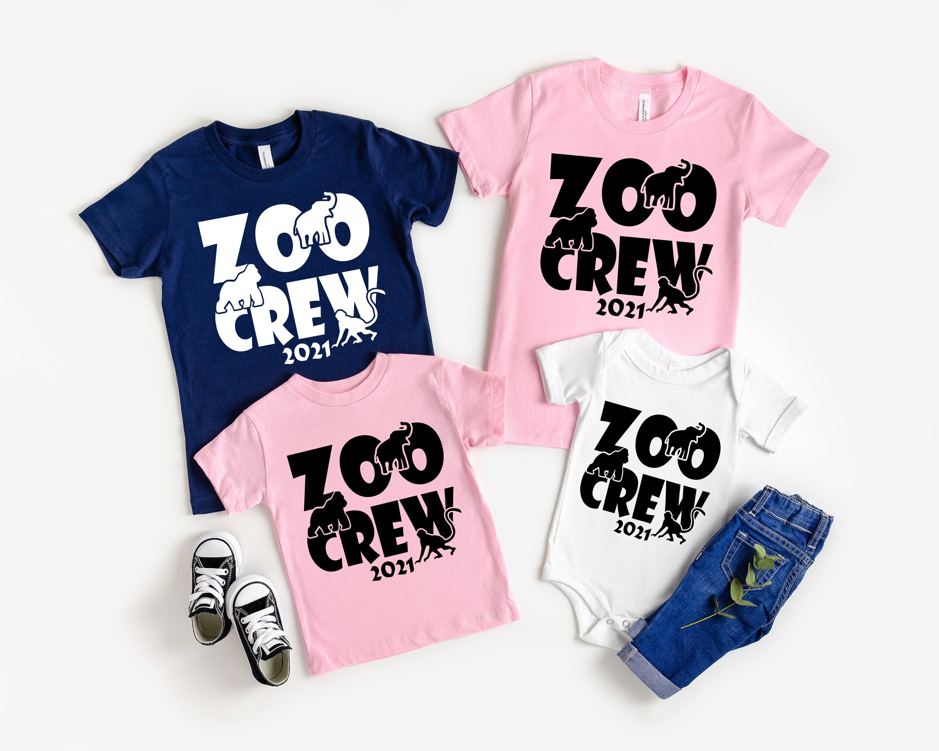 Zoo Crew Shirt Custom Family Tshirt Matching Kids Shirt Etsy