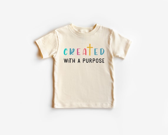 Created With a Purpose Retro T Shirt Created With a Purpose Retro T Shirt