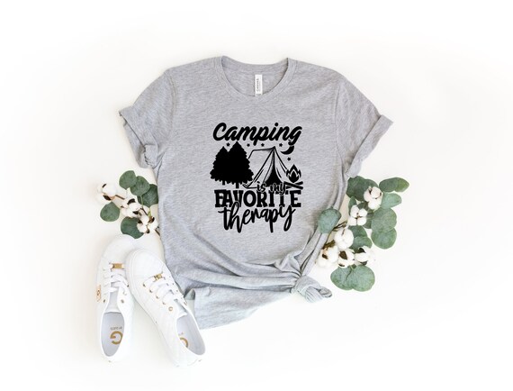 Camping is My Favorite Therapy Shirt Camping Shirt Nature - Etsy