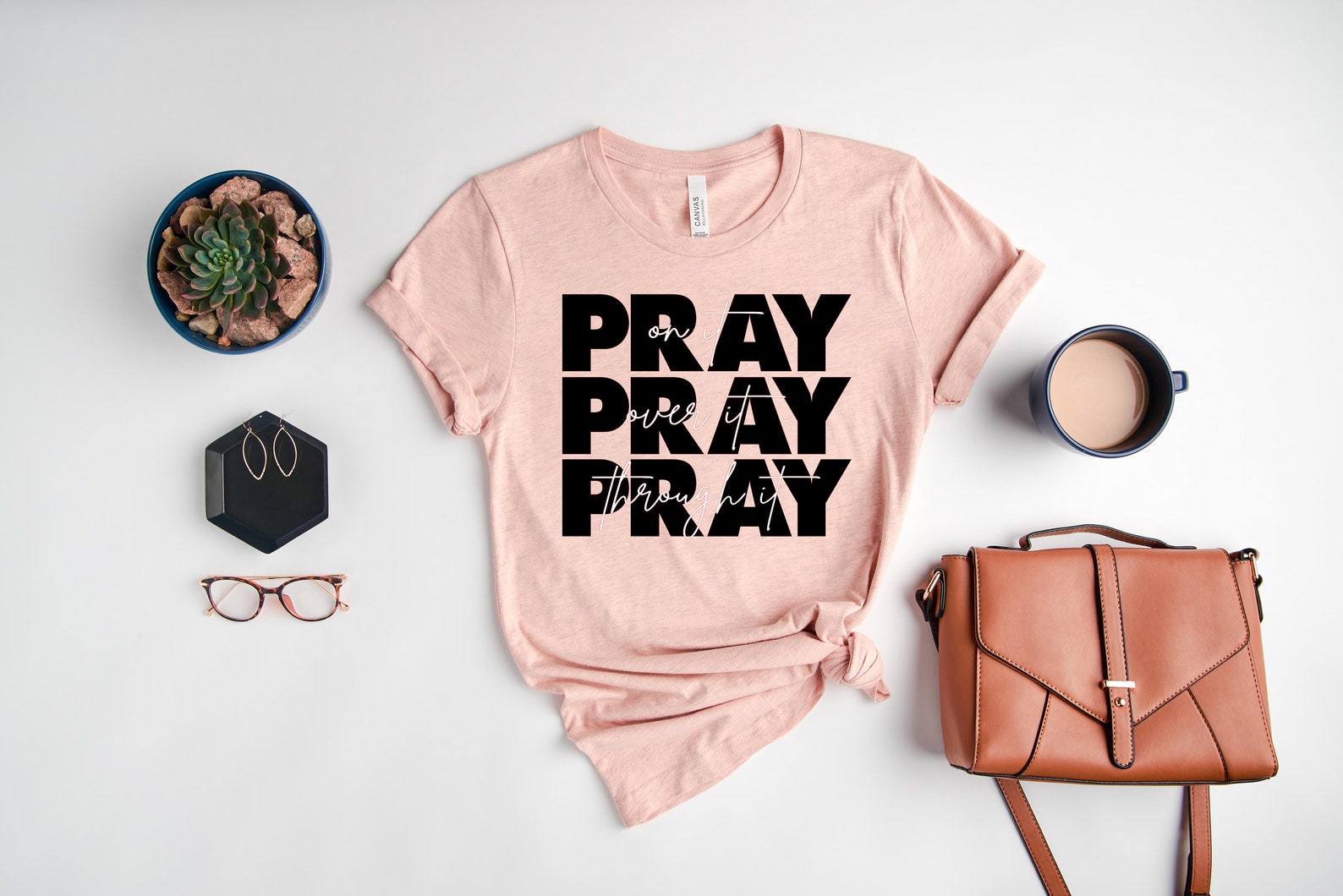 Pray On It Shirt Pray Over It Shirt Christian Gifts For | Etsy