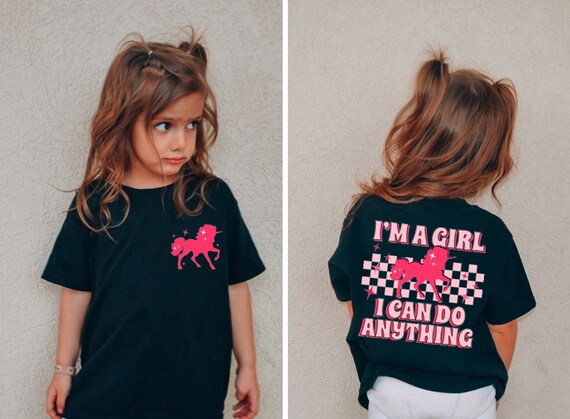 Girl Power Kids Shirt camiseta feminista para ninas pequenas camiseta retro para ninos pequenos camiseta para ninas pequenas camiseta natural para ninos Etsy Espana