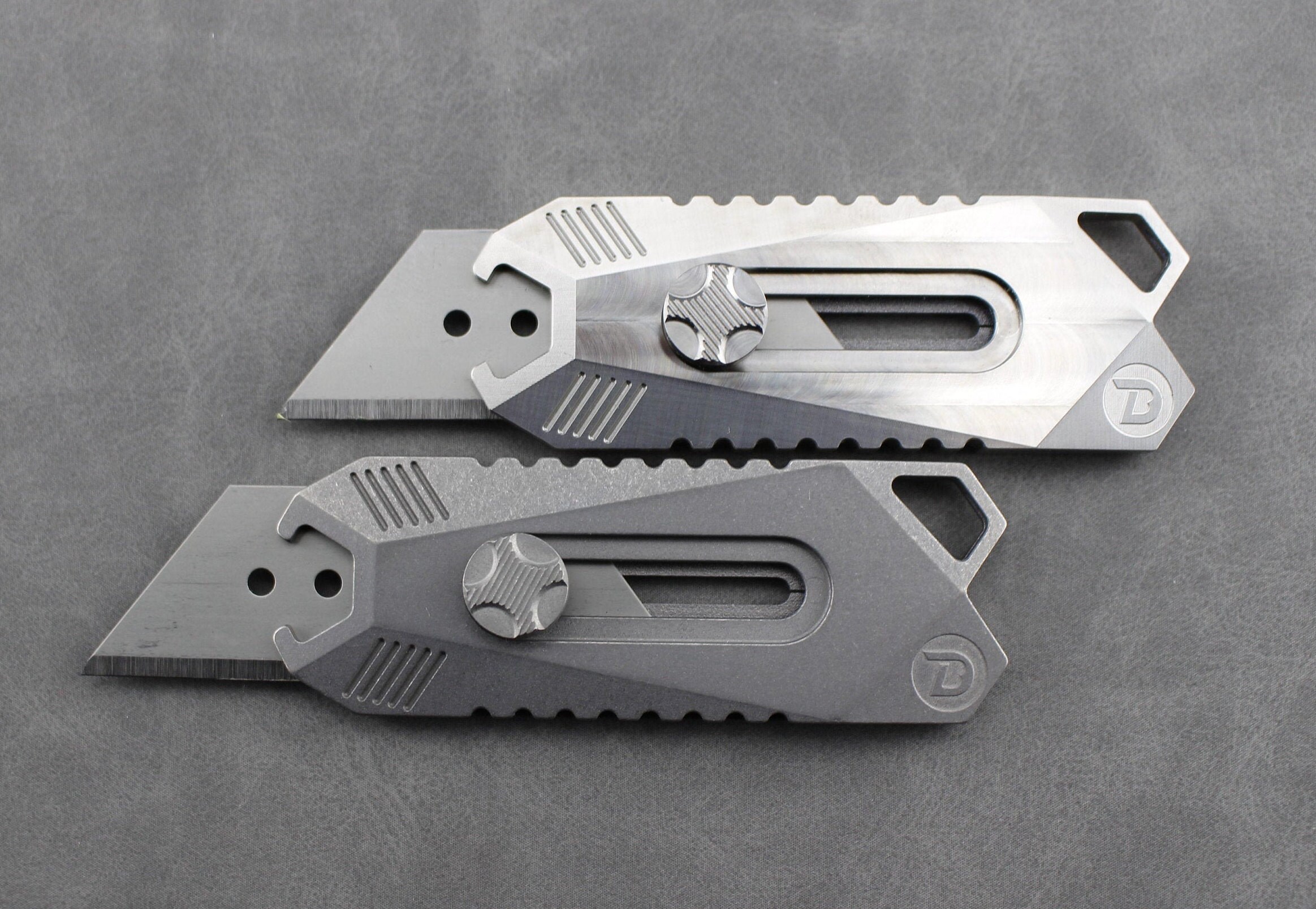 Titanium Utility Knife EDC Knife Retractable Box Cutter Etsy