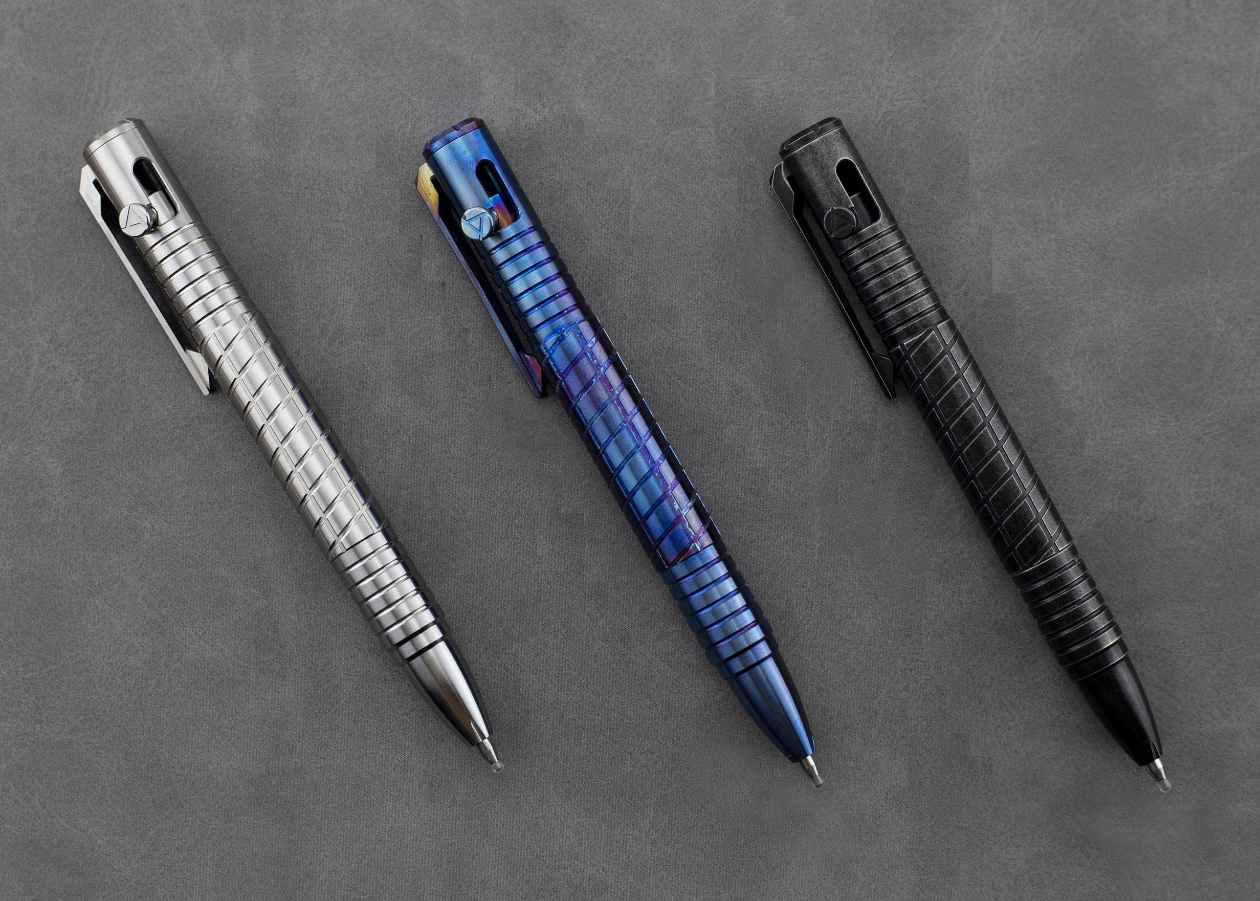 Mini Titanium Gun Bolt Pen: Edc Keychain Pen For Travel - Temu