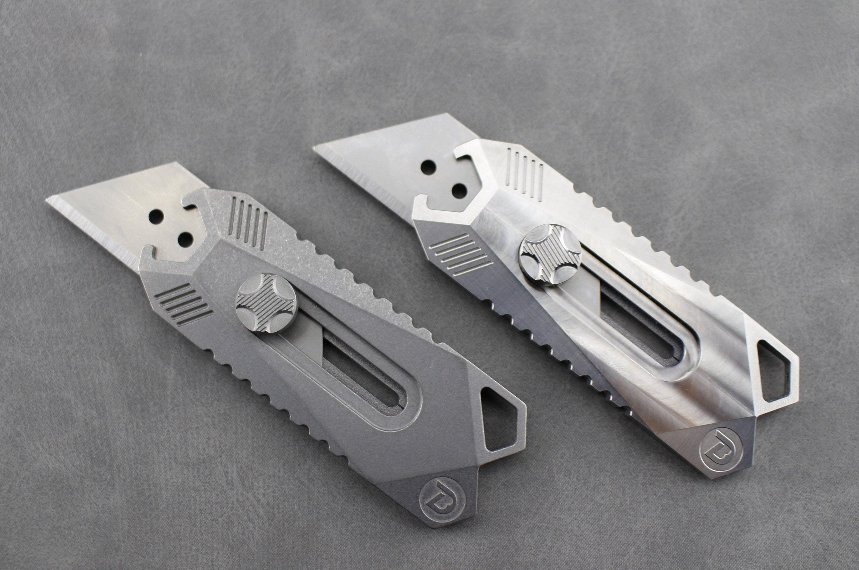Titanium Utility Knife EDC Knife Retractable Box Cutter Etsy