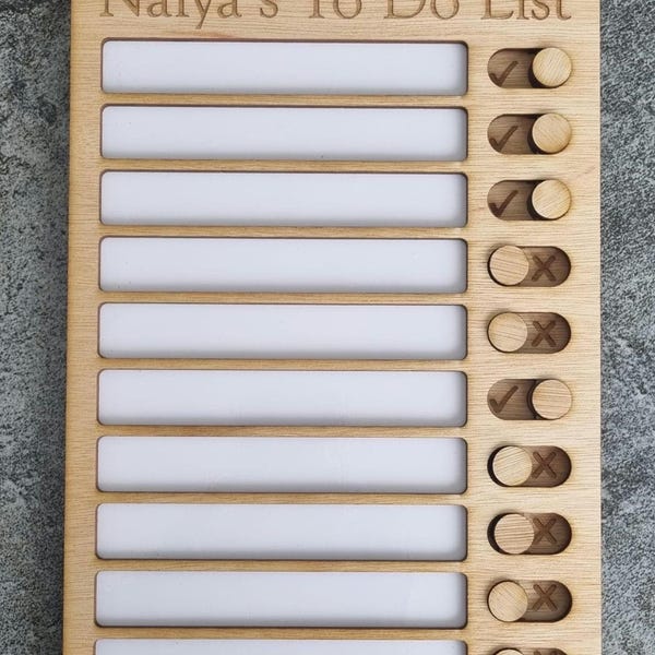 Wooden Schedule Board - Etsy UK