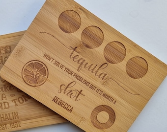 Tequila Board - For Her - For Him - Gift - House Warming - Birthdays - Anniversaries - Christmas