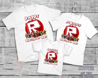 Roblox Party T Shirts Etsy - roblox shirt makeing bot