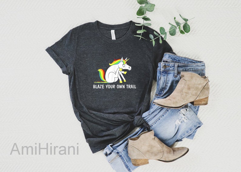 Blaze Your Own Trail Unicorn T-Shirt