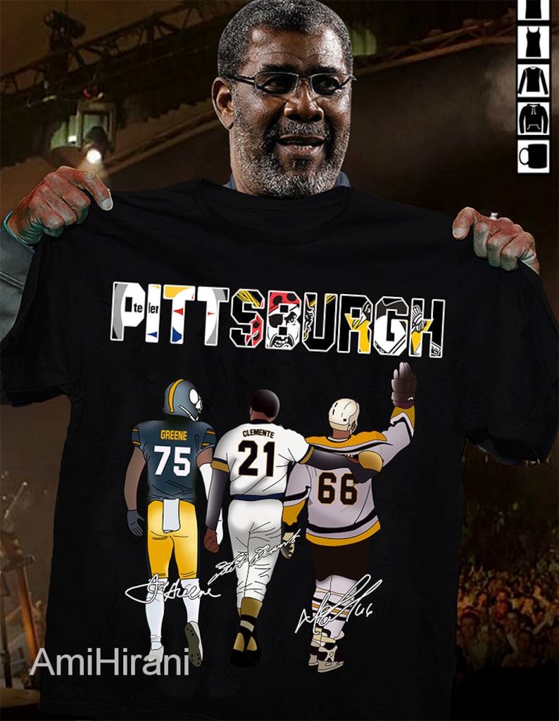 Pittsburgh Steelers Shirt Greene Clemente David DeCastro Pittsburgh Signatures shirt