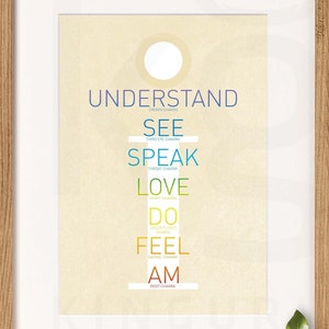 Chakra Wall Art Print: Yoga Meditation Home Decor (Digital Download)