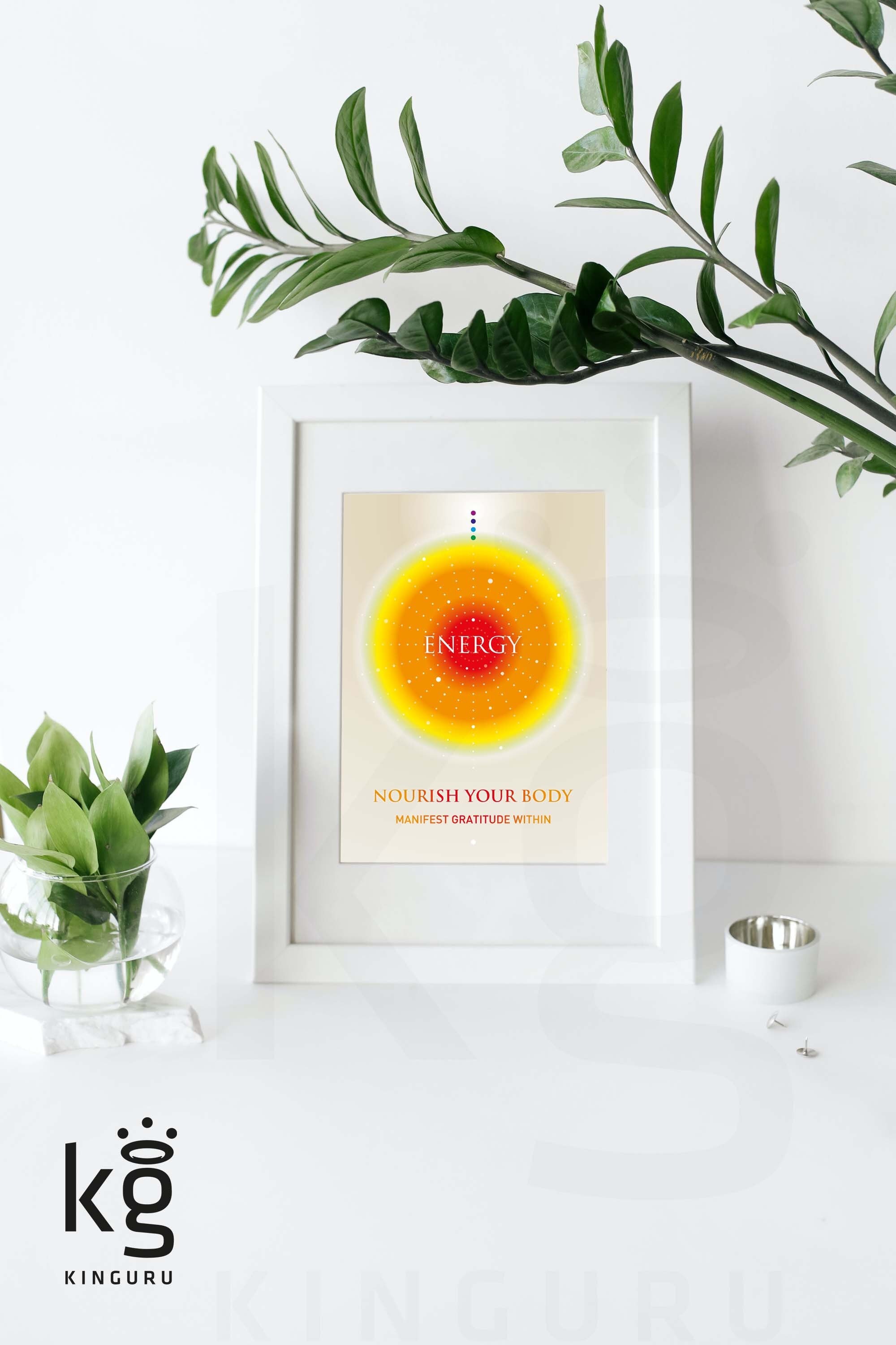 Chakra Energy Frequency Vibration Art Print, Nikola Tesla