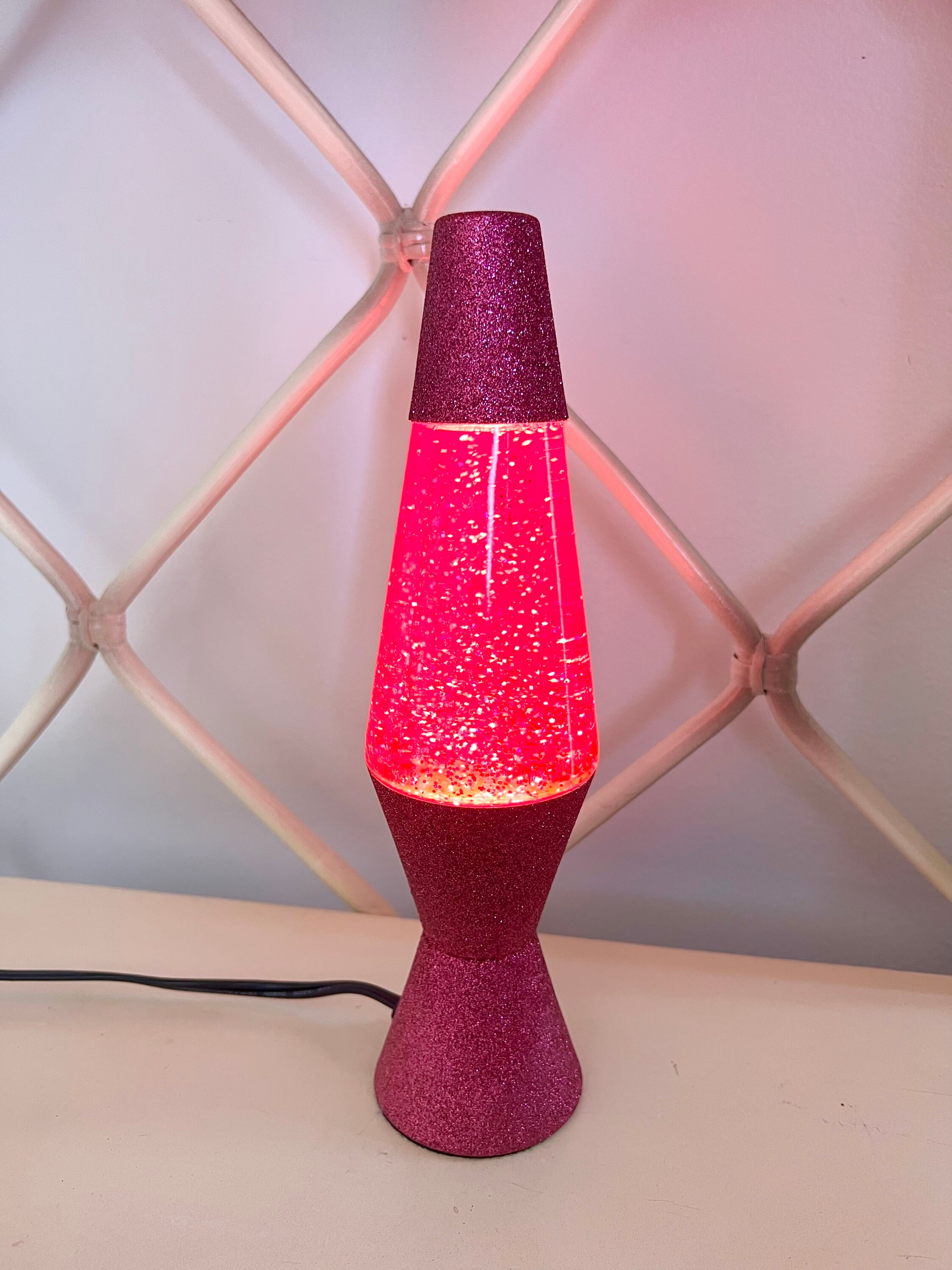 Pink Lava Lamp Volcano Lamp Table Lamp Abstract Lamp Gift Etsy