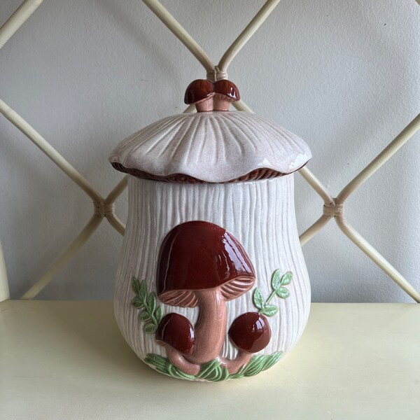 Mushroom Cookie Jar Etsy