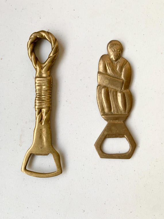 Solid Brass Nautical Fishing Rope Knot Letter Opener Solid Brass Nautical Fishing Rope Knot Letter Opener