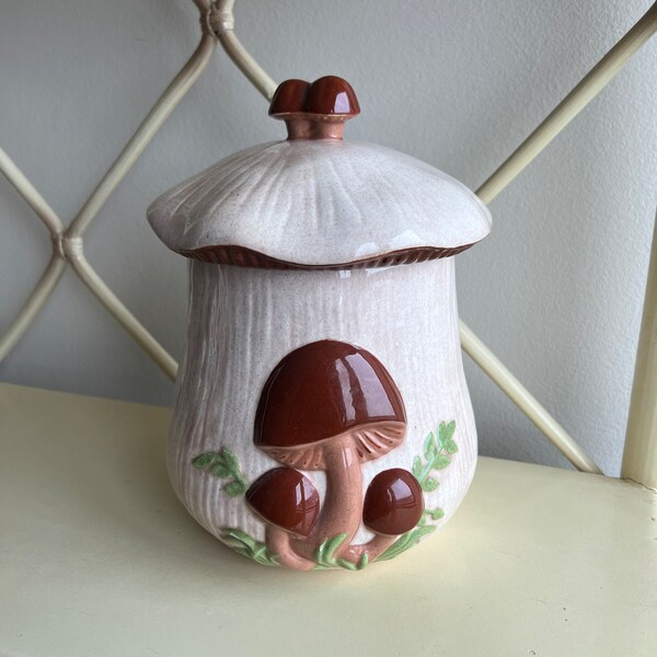 Mushroom Cookie Jar Etsy