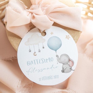 Set of 20 Birth/Baptism tags