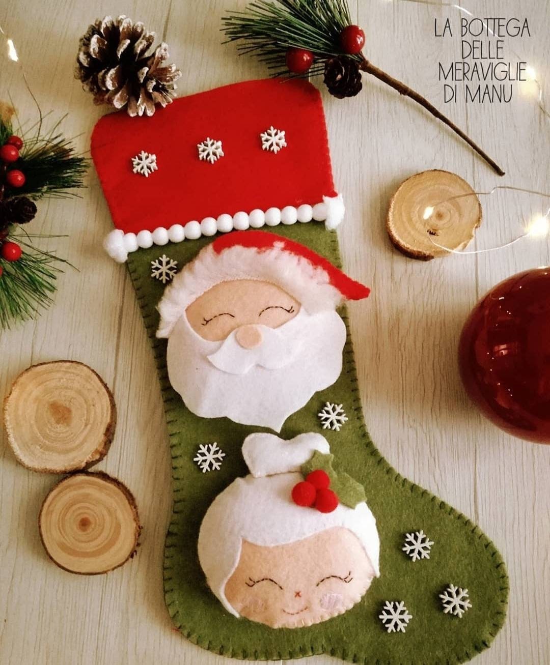 calza befana feltro
