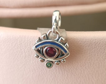 ME the Eye Mini baumeln Charme passt zu mir & Essence Armband Geschenk für sie Modeschmuck Mädchen Geschenk 925 Silber kleines Loch (2.5mm)