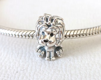 Golvende Union Jack Lion Charm Past Europese bedelarmband/cadeau voor haar/ketting hanger/handgemaakte charme cadeau 925 zilveren charme kraal