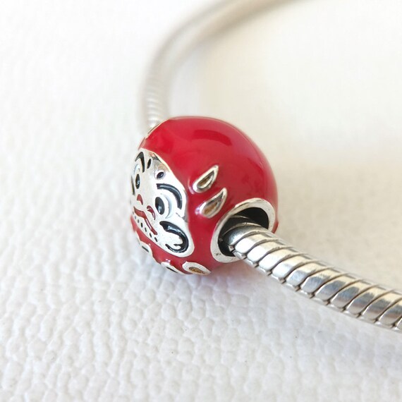 Daruma Doll Charm for European Bracelet/gift for Her
