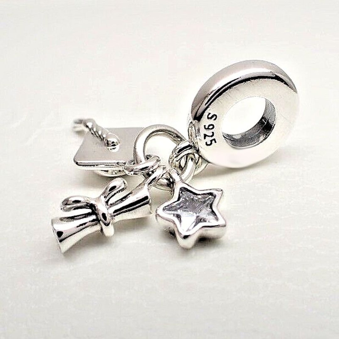 2024 Graduation Triple Dangle Charm for Charms Bracelet/gift for Her ...