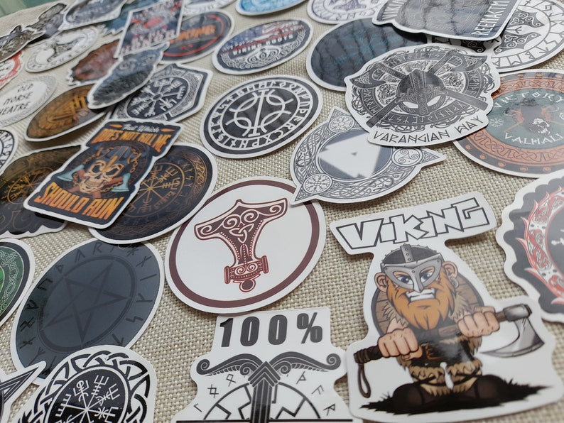 Undead Rune Sticker Rune Stickers - Viking Stickers - Pirates Style Stickers - Mysterious ...