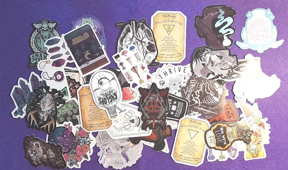 Aesthetic Apothecary Witchy Alchemy Stickers Water Bottles Cases 25/50pcs Scrapbook Laptop Fridge Wall Room DIY Vinyl Decor Sticker