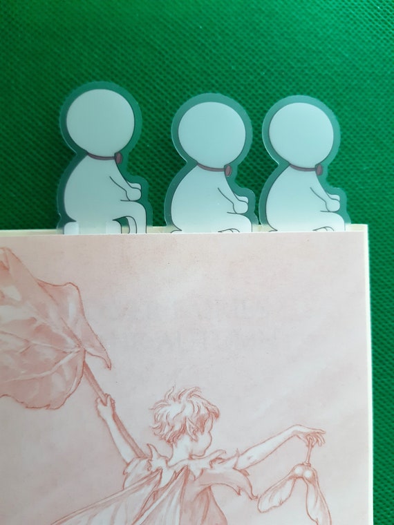 Bookmark Funny Small Person Cute Cartoon Reading/Walking 5 pieces Plastic Bookmark Gift Stationery Reading Bookmark