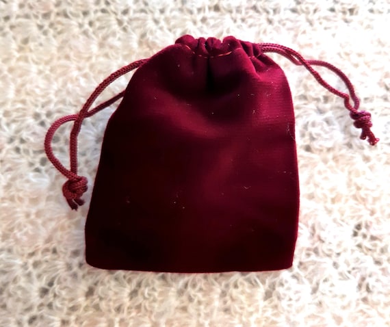 Velvet Pouch, 5X7 centimeters, Drawstring Bags,  Pack of 5, Wedding Favours, Gift Party, Jewellery Packing, Available in 8 colours