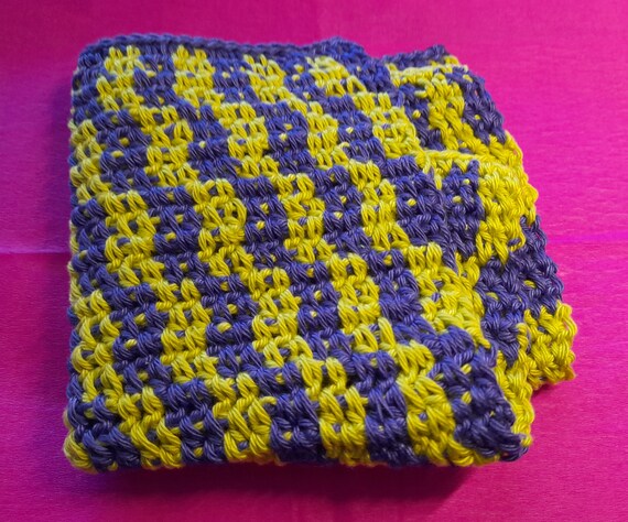 Colorful Dish Cloth, Kitchen TowDish Cloth, Kitchen Towel, Wash Cloth, Pot Holder, Cotton Made, Eco-Friendly, Durable, Hand Made Crochet,