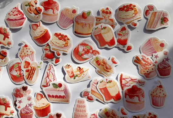 Tea Time Stickers, Vintage Tea images, High quality images, Set of 23/46 pieces, good moments to reremember, beautiful sweet treats, journal