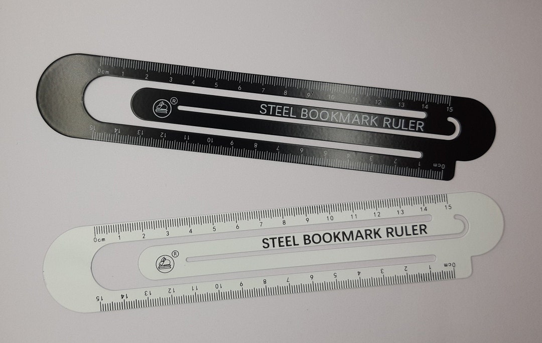 Steel Bookmark Ruler: Kids School & Drawing Supplies - Etsy Australia