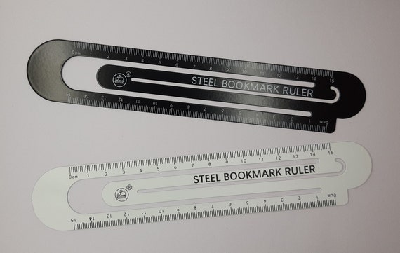 Metal Bookmarks Ruler, 1 PC, High Quality Steel Ruler & Metal Ruler  For Kids School Supplies Drawing Supplies