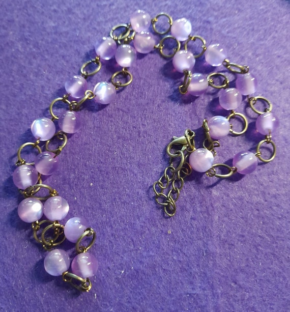 Necklace, Old Bronze and Resin beads. 1 of a Kind. In Gift Bag