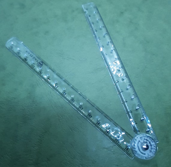 Folding Straight Rulers 30cm, Acrylic, 1 piece