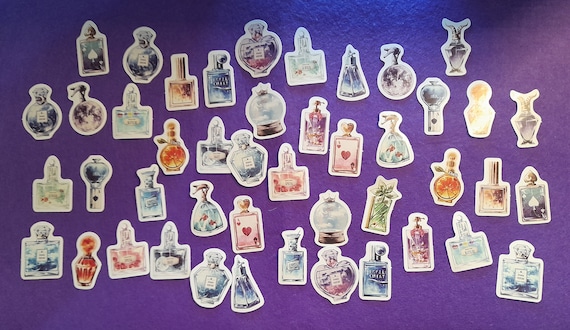 Magic Bottle Sticker, Vintage Style, 23/46 PCS DIY Scrapbooking Collage Phone Diary Album Happy Plan Gift Seal Decoration