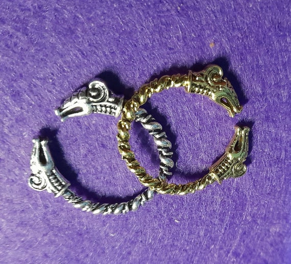 Old Cultures adjustable Ring Silver or Bronze Colour. 1 piece.