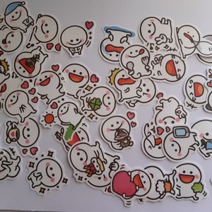 Naklejki Romance, Naklejki z Emotikonami z Kreskówek, 25/50 sztuk. Urocza Naklejka, Graffiti, Deskorolka, Zrób To Sam, Lodówka, Dekoracja, Walentynki