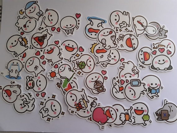 Romance Stickers, Cartoon Emoticon Sticker, 25/50 pieces. Cute Sticker, Graffiti, Skateboard, DIY, Refrigerator, Decoration, Valentine Day