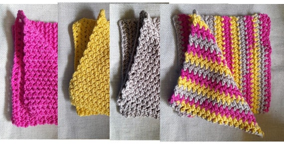 Dish Cloth, Kitchen Towel, Wash Cloth, Pot Holder, Cotton Made, Eco-Friendly, Durable, Hand Made Crochet,