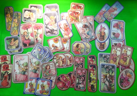 Beautiful Spirits of the Forest Stickers, 50 pcs Vintage floral label stickers, DIY, Diary, Album, Decorative, Scrapbooking Junk Journal