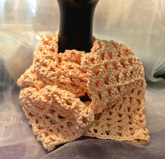 Pink Shawl, Pink Scarf, Cotton yarn, Beach scarf, Chunky Style, Handmade, All-seasons scarf, High quality cotton yarn