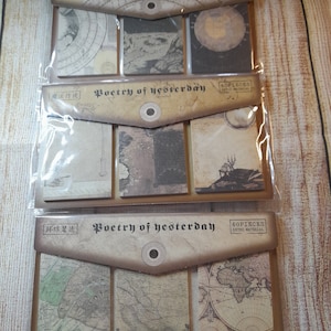 Scrapbookmateriaal, 60 stuks, 60 patronen, vintage stijl decoratief handboek dagboek albumpapier decoratie, rommeldagboek. Geen stickers