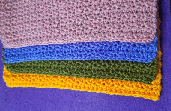 Dish Cloth, Kitchen Towel, Wash Cloth, Pot Holder, Cotton Blend Made, Durable, 1 piece, Hand Made Crochet,