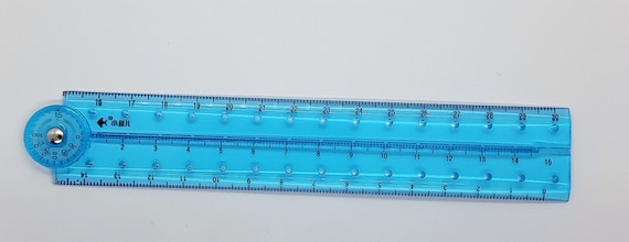 Creative Folding Ruler Graphic Ruler blue or pink Student Stationery School Office Supplies Wholesale Gift