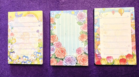 Colorful Memo Pad, Note Paper, 40 pages, 1 piece, Office School Supplies