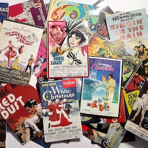 Oude bioscoopposters Stickers Films om te onthouden 23/46 stuks Waterdichte sticker voor plakboek Notitieboeken Telefoon Laptop Skateboard Fietsstickers